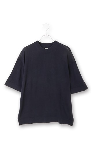 洗えるニットTシャツ【#すご】2